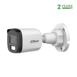 Dahua DH-HAC-B1A21P-U-IL-A (3.6mm) (2.0MP) Smart Dual Light HDCVI Fixed Bullet CC Camera (Built in Audio)